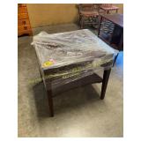 Wooden swivel top table
