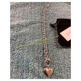 Unverified Vintage Chain Heart Bracelet