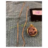 Unverified Eagle Pocket Watch, Necklace