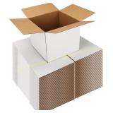 40 Pack 7x7x6" White Boxes for Shipping