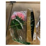 Artificial Plant, 3pc. Artificial Rose