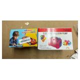 28pc Mini Race Cars, Electric Balloon Pump