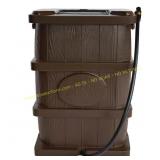 45 Gal. Woodgrain Rain Barrel in Brown