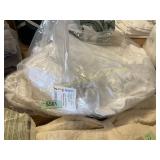 King cotton sheets, white