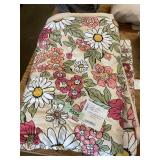 Floral blanket, size unknown