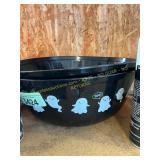 2ct Halloween Bowl W/ Halloween Decor See Photos