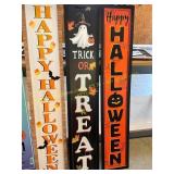 4ct Halloween Wooden Signs