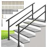 VIVOHOME 2-Pack 6 Step Hand Rails