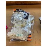 6ct plastic skeletons