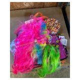 Lot of Candy corn,Halloween mask,gift bags