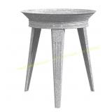 Panacea Galvanized Bird Bath & Pedestal