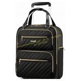 LUGGEX Underseat Carry-On Bag, Black 16"