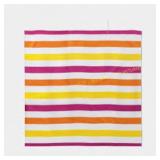 60x60 Microfiber Beach Blanket with Stripes