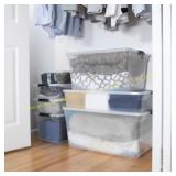 Rubbermaid assorted bins