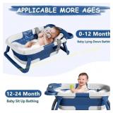 MoreFeel Collapsible Baby Bathtub Thermometer