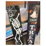 2ct Halloween Wooden Signs