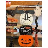 3ct Halloween Wooden Signs