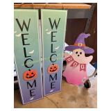 3ct Halloween Wooden Signs