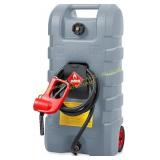 15-Gallon Gas Can with Siphon (Grey)