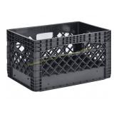 3ct Milk Crate 24QT Heavy Duty Stackable Plastic