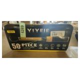 50 Piece Wrench Set, Anti-Tarnish Divider Box