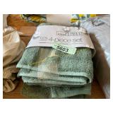 Purely Indulgent Green Washcloths