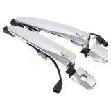 MOTOKU Chrome Exterior Door Handle w/Sensor