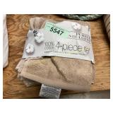 Purely Indulgent wash clothes, 4ct