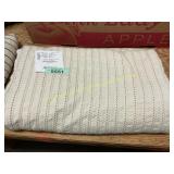 Avocado cotton throw