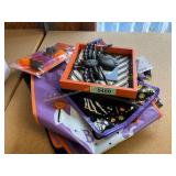 Assorted Halloween lot, pictures, lights, bags