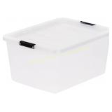 4ct IRIS 32-Quart Clip Box with Lid
