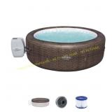 7-Person 180-Jet Inflatable Hot Tub + Cover