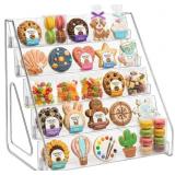 5-Tier Clear Acrylic Cookie Display Stand