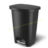 Glad 20 Gallon Trash Can with Odor Lid, Black