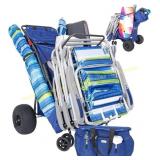Buggy Wagon Beach Cart with Balloon Wheels