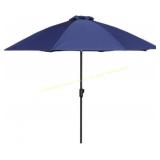 Navy 9-Foot Outdoor Table Umbrella Tilt