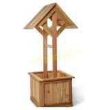 All Things Cedar 5-Ft Wishing Well Planter