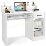 Ifanny Black Desk with Drawer & Tray