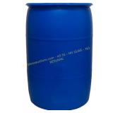 55 Gal Plastic Drum, Stackable Barrel