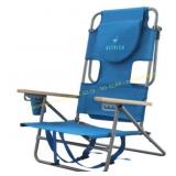 Ostrich Face-Down Beach Chair with Cup Holder