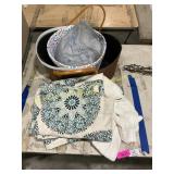 Baskets, bedding