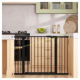 keny 29.7"-46" Baby Gate Auto Close, Black