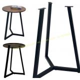 Round Coffee Table Legs - Metal, 16"