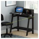 32 in. Rectangular Espresso Desk with Hutch