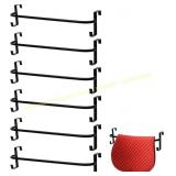 6 Pcs Blanket Rack with Tack Rack 34" Bar