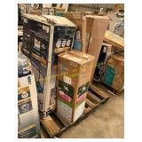 Pallet of assorted pools and Accessories