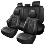 MINGBRON Car Seat Covers, Waterproof Black