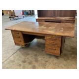 Large wooden desk