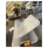2ct. Sterlite Totes, Clear, 26"x16"x13"