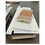 Pallet of assorted interior and exterior doors